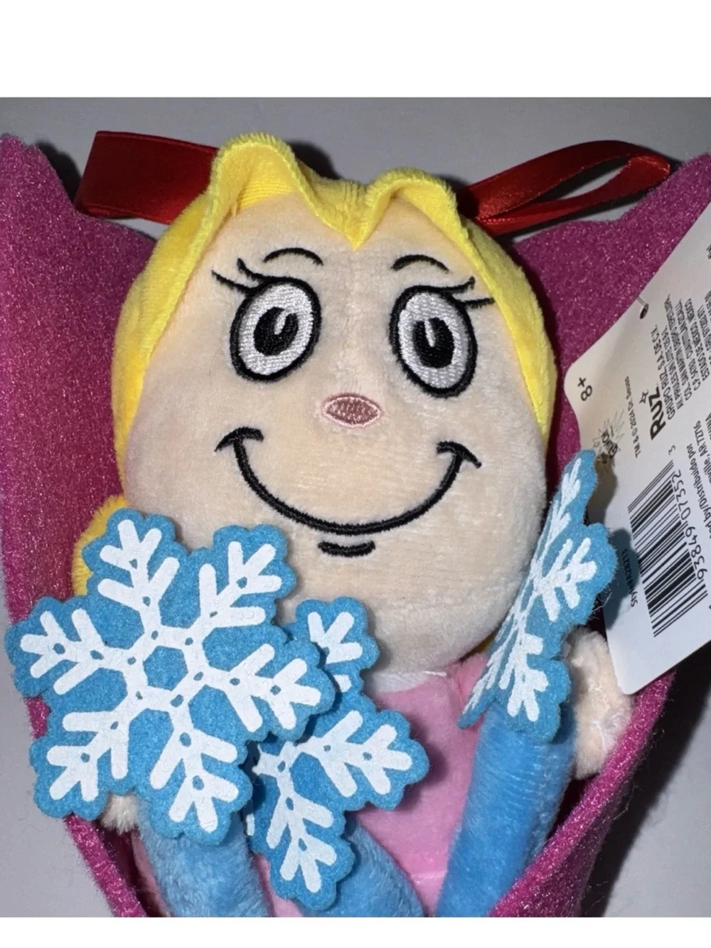 The Grinch Plush Kids Toy - Pink/Yellow/Blue